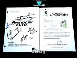 AMERICAN AUTO SIGNED PILOT TV SCRIPT BY 6 CAST MEMBERS with BECKETT BAS COA