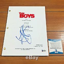 ANTONY STARR SIGNED THE BOYS FULL PAGE PILOT EPISODE SCRIPT with BECKETT BAS COA