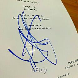 ANTONY STARR SIGNED THE BOYS FULL PAGE PILOT EPISODE SCRIPT with BECKETT BAS COA