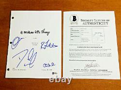 A MILLION LITTLE THINGS SIGNED PILOT SCRIPT BY 4 CAST MEMBERS with BECKETT COA
