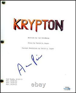 Aaron Pierre Krypton AUTOGRAPH Signed'Dev-Em' Full Pilot Episode Script ACOA