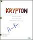 Aaron Pierre Krypton AUTOGRAPH Signed'Dev-Em' Full Pilot Episode Script ACOA