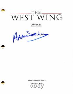 Aaron Sorkin Signed Autograph The West Wing Full Pilot Script Very Rare