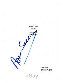 Aaron Sorkin Signed Autographed THE WEST WING Pilot Episode Script COA
