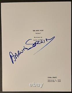 Aaron Sorkin Signed The West Wing Pilot Script Authentic Autograph