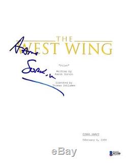 Aaron Sorkin Signed The West Wing Pilot Script Beckett Bas Autograph Auto