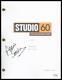 Aaron Sorkin Studio 60 on the Sunset Strip AUTOGRAPH Signed Pilot Script ACOA
