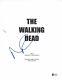 Actor Norman Reedus Signed'the Walking Dead' Full Pilot Tv Episode Script Bas
