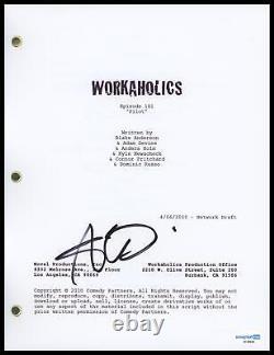 Adam Devine Workaholics AUTOGRAPH Signed Complete Pilot Episode Script ACOA