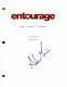 Adrian Grenier Signed Autograph Entourage Full Pilot Script Vincent Chase Stud