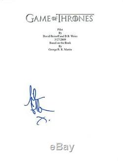 Aidan Gillen Signed Autographed Game of Thrones Pilot Episode Script COA