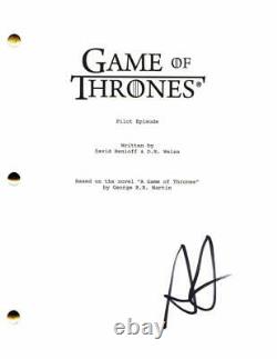 Alfie Allen Signed Autograph Game Of Thrones Full Pilot Script Theon Greyjoy