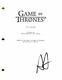 Alfie Allen Signed Autograph Game Of Thrones Full Pilot Script Theon Greyjoy