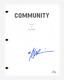 Alison Brie Signed Autograph Community Pilot Episode Script Screenplay ACOA COA