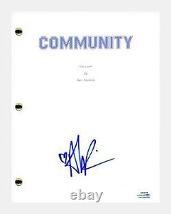 Alison Brie Signed Autographed COMMUNITY Pilot Episode Script ACOA COA