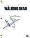 Andrew Lincoln Signed The Walking Dead Pilot Script Authentic Autograph Beckett