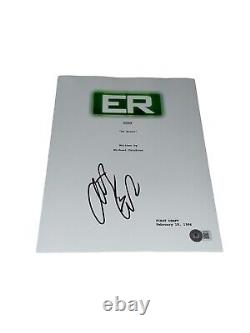 Anthony Edwards Signed Autograph ER PILOT Full TV Script Screenplay BAS COA B