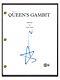 Anya Taylor Joy Signed Autographed The Queens Gambit Pilot Script Beckett COA