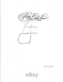 Ashley Benson Signed Autograph PRETTY LITTLE LIARS Pilot Script COA