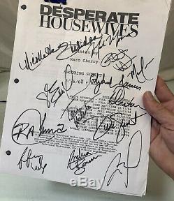 Autographed Desperate Housewives Pilot Script Live Signatures Not Copies