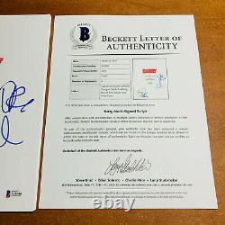 BARRY SIGNED PILOT SCRIPT BY 4 CAST MEMBERS ANTHONY CARRIGAN with BECKETT BAS COA