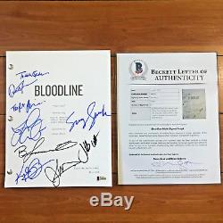 BLOODLINE SIGNED FULL PILOT SCRIPT BY 9 CAST with PROOF & BECKETT BAS COA #A80852