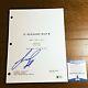 BRANDON LARRACUENTE SIGNED 13 REASONS WHY FULL PILOT SCRIPT with BECKETT BAS COA