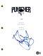 Ben Barnes Signed The Punisher Pilot Script Jigsaw Marvel Autograph Beckett COA