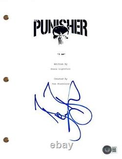 Ben Barnes Signed The Punisher Pilot Script Jigsaw Marvel Autograph Beckett COA