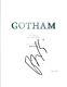 Ben McKenzie Signed Autographed GOTHAM Pilot Episode Script COA