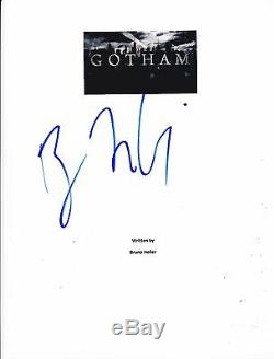 Ben Mckenzie Signed Gotham Script Pilot 60 Page Authentic Autograph Fox Coa
