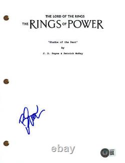 Benjamin Walker Signed Lord of the Rings The Rings of Power Pilot Script BAS COA