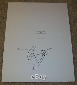 Betsy Brandt Signed Breaking Bad 58 Page Full Pilot Script Exact Proof Autograph