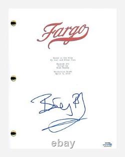 Billy Bob Thornton Signed Autograph Fargo Pilot Script Full Screenplay ACOA COA