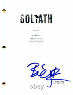 Billy Bob Thornton Signed Autograph Goliath Pilot Script Sling Blade, Fargo