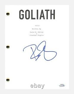 Billy Bob Thornton Signed Autographed Goliath Pilot Episode Script ACOA COA