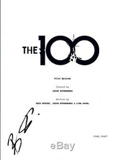 Bob Morley Signed Autographed THE 100 Pilot Episode Script COA VD