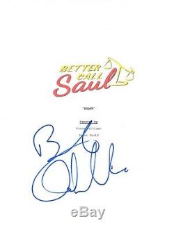 Bob Odenkirk Signed Autographed BETTER CALL SAUL Pilot Episode Script COA