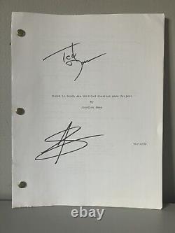 Bored To Death Pilot Studio Draft Script Signed Ted Danson & Jason Schwartzman