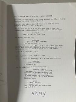 Bored To Death Pilot Studio Draft Script Signed Ted Danson & Jason Schwartzman