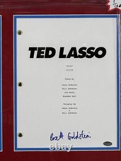 Brett Goldstein (Roy Kent) Signed Ted Lasso Full Pilot Script Schwartz Framed2