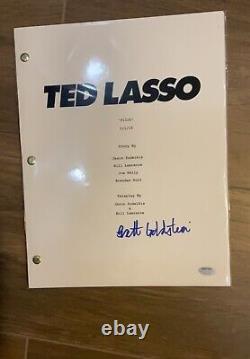 Brett Goldstein Signed Ted Lasso Pilot Script. Schwartz Authenticated