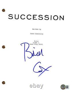 Brian Cox Signed Autograph Succession Full Pilot Script Screenplay Beckett COA