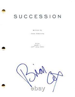 Brian Cox Signed Autograph Succession Full Pilot Script Screenplay Logan Roy