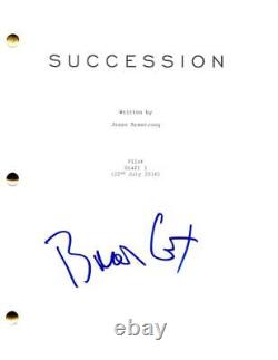 Brian Cox Signed Autograph Succession Full Pilot Script Screenplay Logan Roy