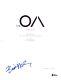 Brit Marling Signed The Oa Pilot Episode Script Beckett Bas Autograph Auto