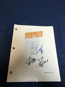 Brooklyn Nine-nine 99 Signed Autographed Full Pilot Episode Script By 3 Proof