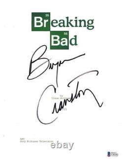 Bryan Cranston Signed Breaking Bad Pilot Script Authentic Autograph Beckett Coa
