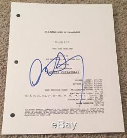 CHARLIE DAY SIGNED IT'S ALWAYS SUNNY IN PHILADELPHIA PILOT SCRIPT withEXACT PROOF