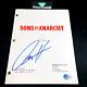 CHARLIE HUNNAM SIGNED SON'S OF ANARCHY FULL PAGE PILOT SCRIPT with BECKETT BAS COA
